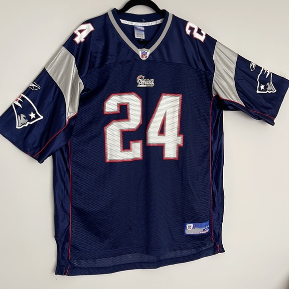 Reebok NFL Equipment New England Patriots #24 LAW Retired Size XL - Picture 2 of 14
